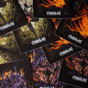 Pack de stickers metal fantastique de Cimbalas